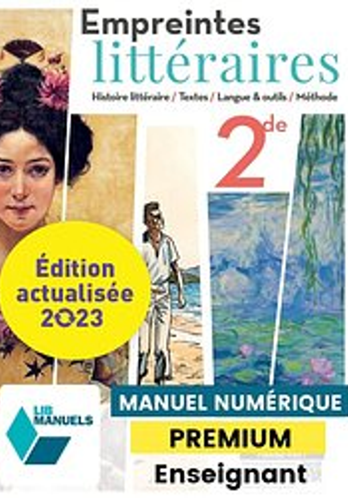 Empreintes littéraires Français 2de (Ed. num. 2023)